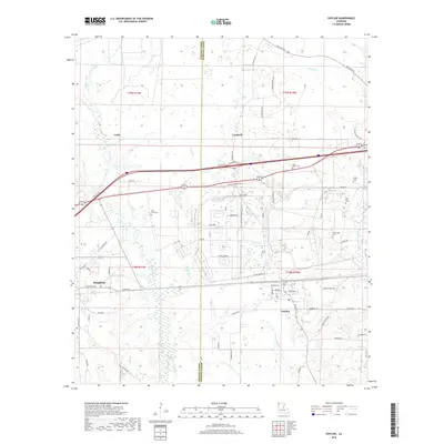 2018 Map of Doyline, 2018 Print