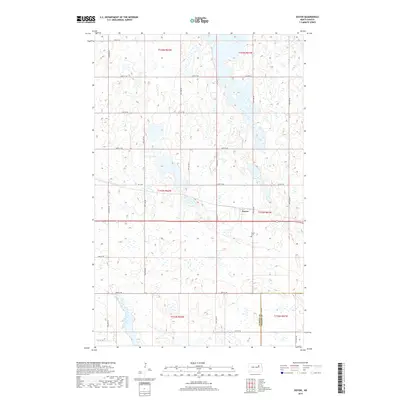 2017 Map of Doyon, 2017 Print