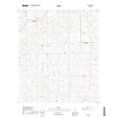 2018 Map of Dozier, 2018 Print