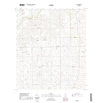 2020 Map of Dozier, 2020 Print