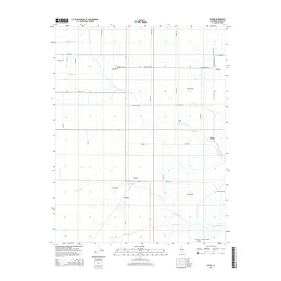 2015 Map of Dozier, 2015 Print