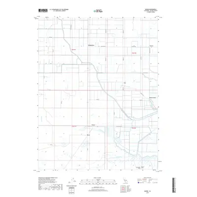 2018 Map of Dozier, 2018 Print