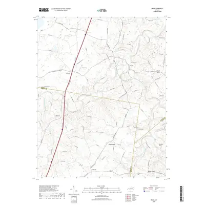2019 Map of Drake, 2019 Print