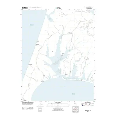 2012 Map of Drakes Bay, 2012 Print