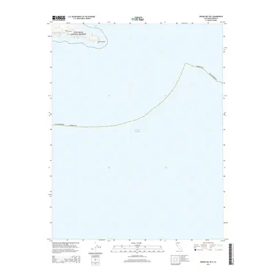 2015 Map of Drakes Bay OE S, 2015 Print