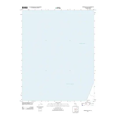 2012 Map of Drakes Bay OE W, 2012 Print