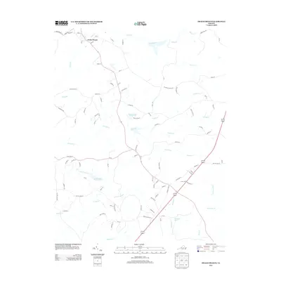 2013 Map of Drakes Branch, 2013 Print