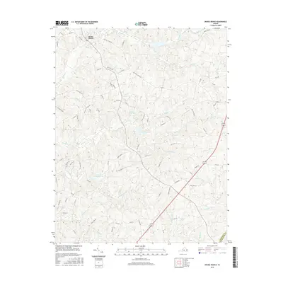 2016 Map of Drakes Branch, 2016 Print
