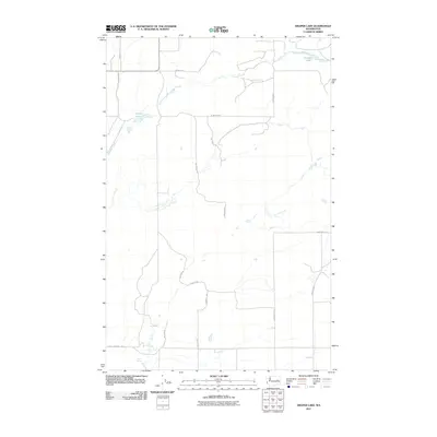 2011 Map of Draper Lake, 2011 Print