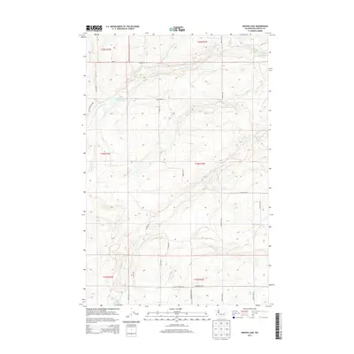2013 Map of Draper Lake, 2013 Print