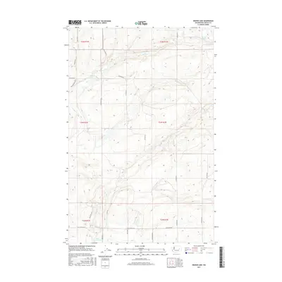 2017 Map of Draper Lake, 2017 Print