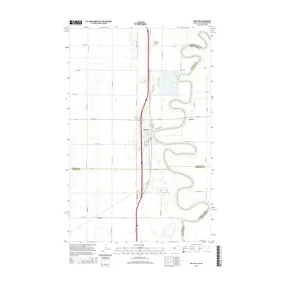 2014 Map of Drayton, 2014 Print