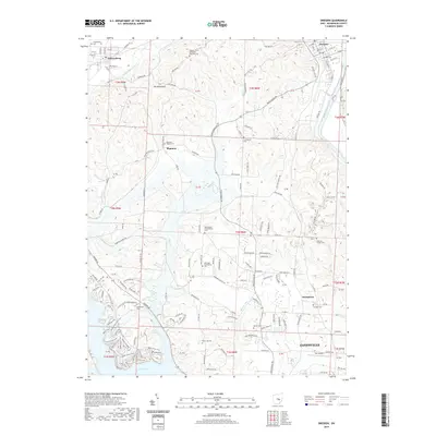 2019 Map of Dresden, 2019 Print