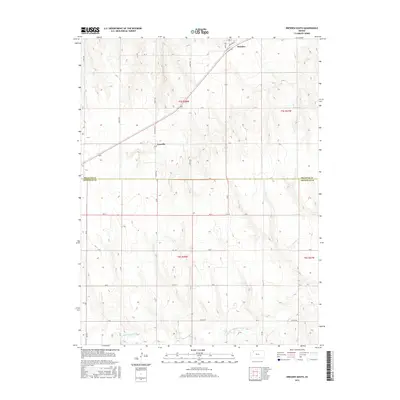 2015 Map of Dresden South, 2015 Print