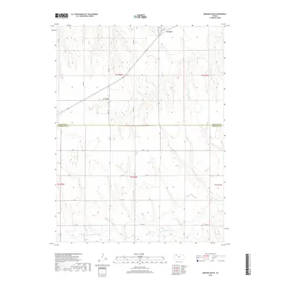 2018 Map of Dresden South, 2018 Print
