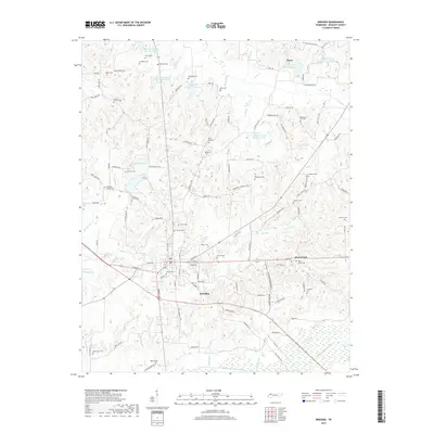 2019 Map of Dresden, 2019 Print