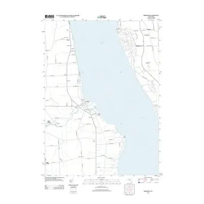 2013 Map of Dresden, 2013 Print
