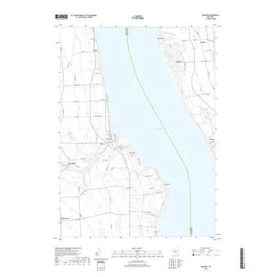 2019 Map of Dresden, 2019 Print
