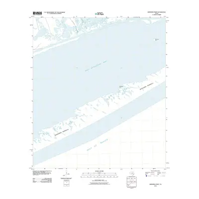 2010 Map of Dressing Point, 2010 Print