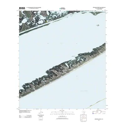 2013 Map of Dressing Point, 2013 Print