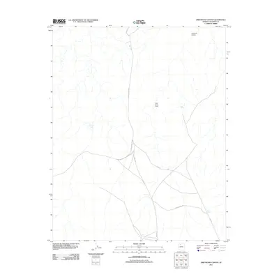 2011 Map of Driftwood Canyon, 2011 Print