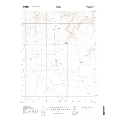 2018 Map of Driftwood Canyon, 2018 Print