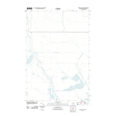 2011 Map of Driggs Lake SE, 2011 Print