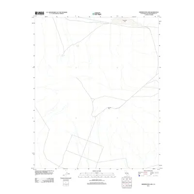 2012 Map of Drinkwater Lake, 2012 Print