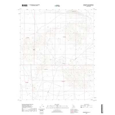 2018 Map of Drinkwater Lake, 2018 Print