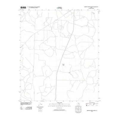 2010 Map of Dripping Springs Draw, 2010 Print