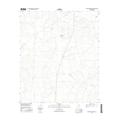 2016 Map of Dripping Springs Draw, 2016 Print