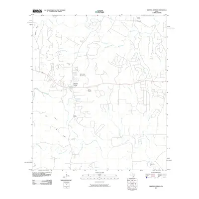 2010 Map of Dripping Springs, 2010 Print