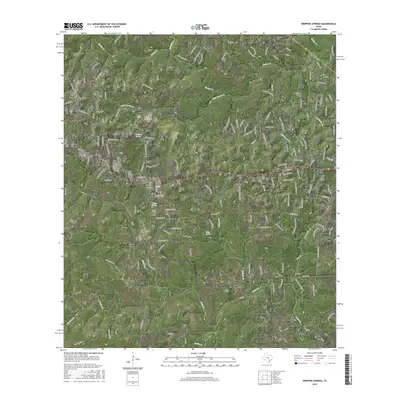 2016 Map of Dripping Springs, 2016 Print