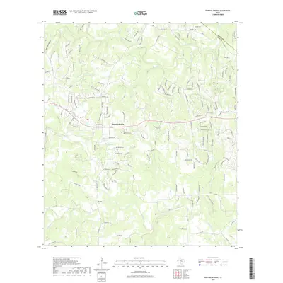2019 Map of Dripping Springs, 2019 Print