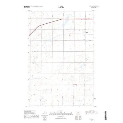 2020 Map of Driscoll, 2020 Print