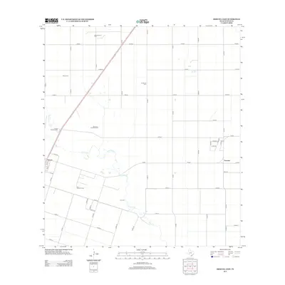 2013 Map of Driscoll East, 2013 Print