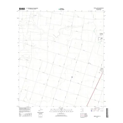 2016 Map of Driscoll West, 2016 Print