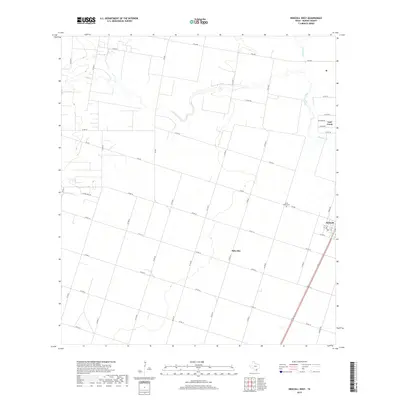 2019 Map of Driscoll West, 2019 Print