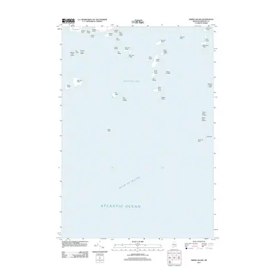 2011 Map of Drisko Island, 2011 Print