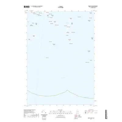 2021 Map of Drisko Island, 2021 Print