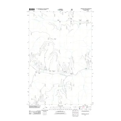 2011 Map of Driveway Peak, 2011 Print