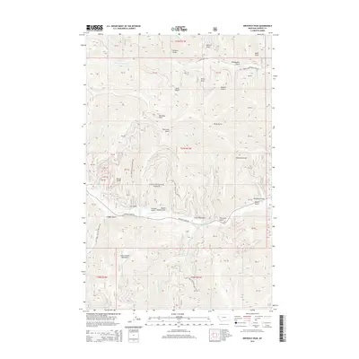 2014 Map of Driveway Peak, 2014 Print