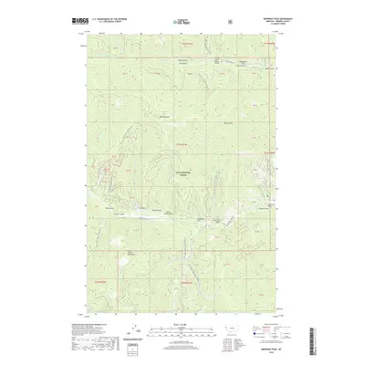 2020 Map of Driveway Peak, 2020 Print