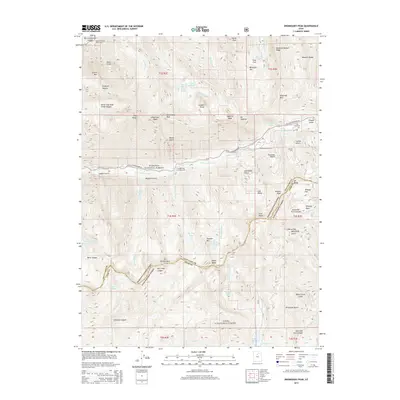 2014 Map of Dromedary Peak, 2014 Print