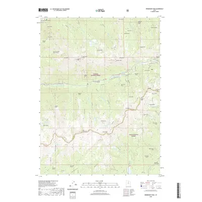2020 Map of Dromedary Peak, 2020 Print