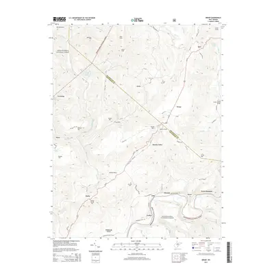 2014 Map of Droop, 2014 Print