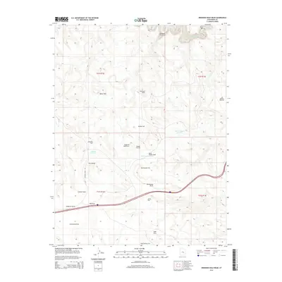 2014 Map of Drowned Hole Draw, 2014 Print