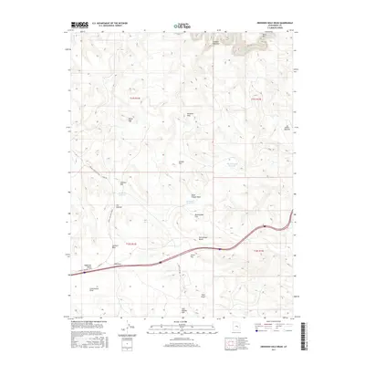 2017 Map of Drowned Hole Draw, 2017 Print