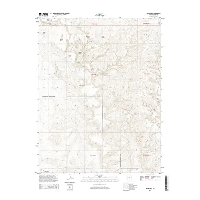 2014 Map of Druid Arch, 2014 Print