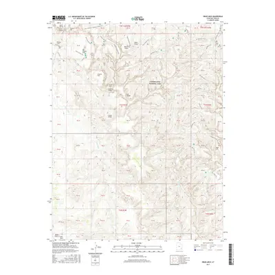 2017 Map of Druid Arch, 2017 Print